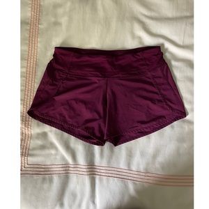 Purple Lululemon Shorts